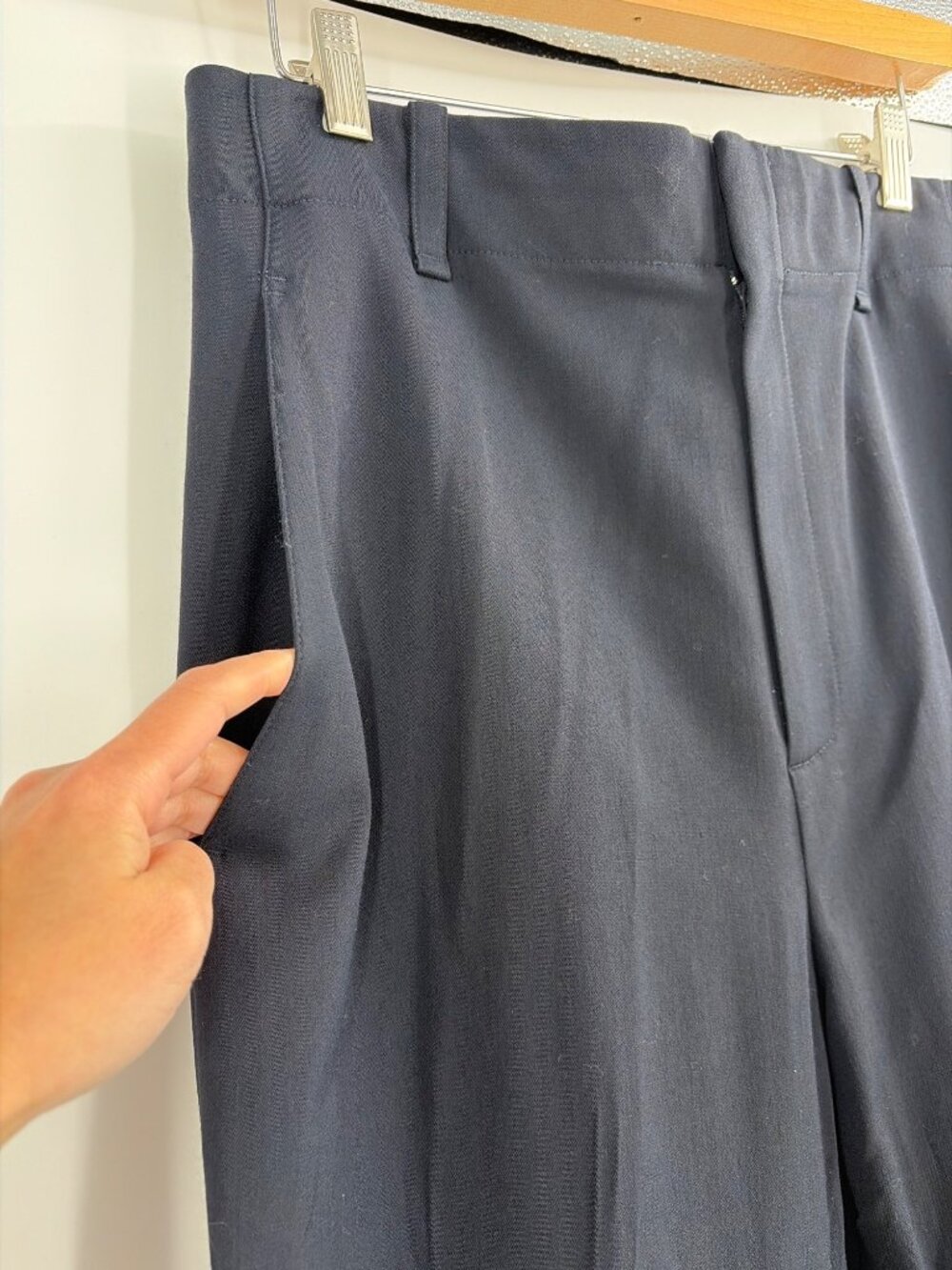 Vince Womens Straight Leg Dress Pants Size 10 Black Minimalist Capsule Wardrobe - Picture 6 of 9